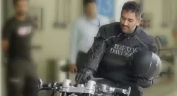ms dhoni bike ride