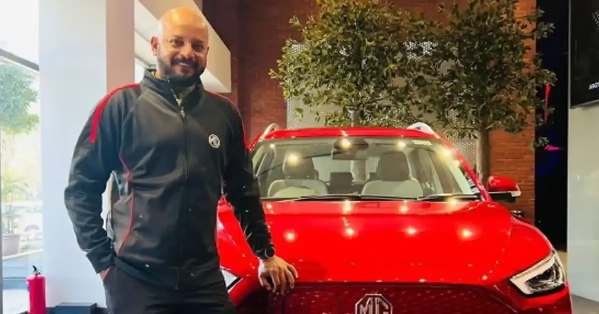 murali kartik owns a mg zs ev worth 18 lakhs