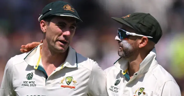 Nathan Lyon believes Pat Cummins could ‘realistically’ return during second Test of Ashes series vs England in Brisbane