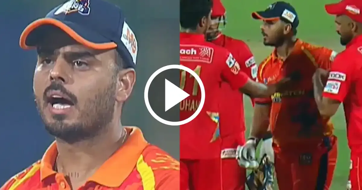 nitish rana and digvesh rathi get into war of words during dpl 2025 sportstiger