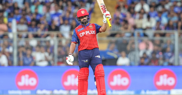 prabhsimran singh fifty vs mi