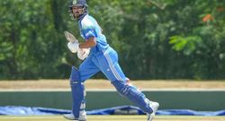 prabhsimran singh s 84 followed by ruturaj gaikwad and tilak varma s fifties power india a to post 349 against afghanistan a in rain shortened game