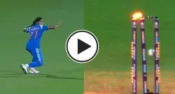 radha yadav s sensational run out of bangladesh captain nigar sultana joty with direct hit during icc women s cwc 2025