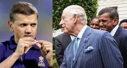 rajasthan royals manoj badale presents team india to king charles iii after lord s test sportstiger