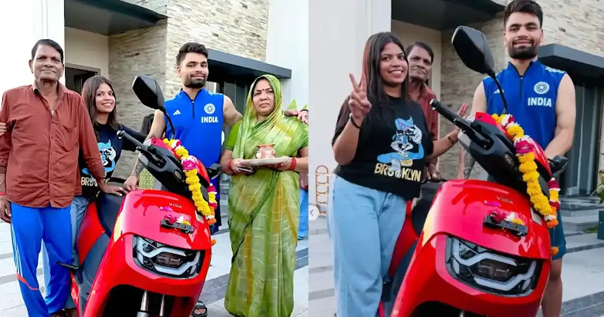 rinku singh gifts scooter worth rs 1 lakh to sister