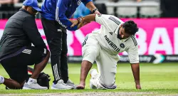 rishabh pant s toe injury vs england in manchester july 24 2025 