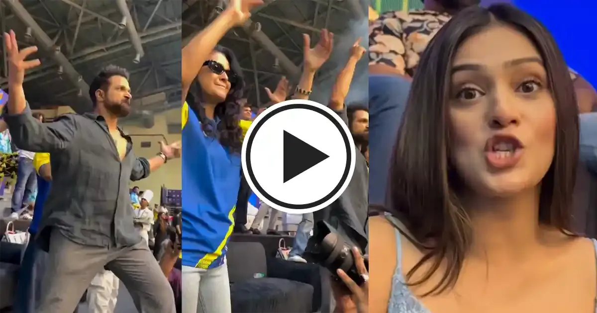 rithvik dhanjani fight with rj mahvash s team in clt10 2025 sportstiger