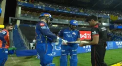 rohit sharma angry on umpire vs rcb 2026
