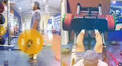 rohit sharma in gym