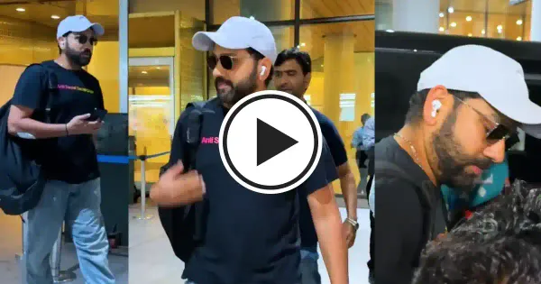 WATCH: Rohit Sharma receives grand welcome at Mumbai Airport after Australia tour