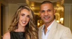 shikhar dhawan sophie shine wimbledon 2026