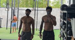 shreyas iyer enjoys time off the field trains during holiday with friend former kkr teammate aman khan
