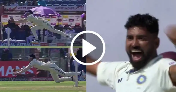 IND vs WI: Gill takes unbelievable diving catch