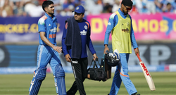 shubman gill retires hurt