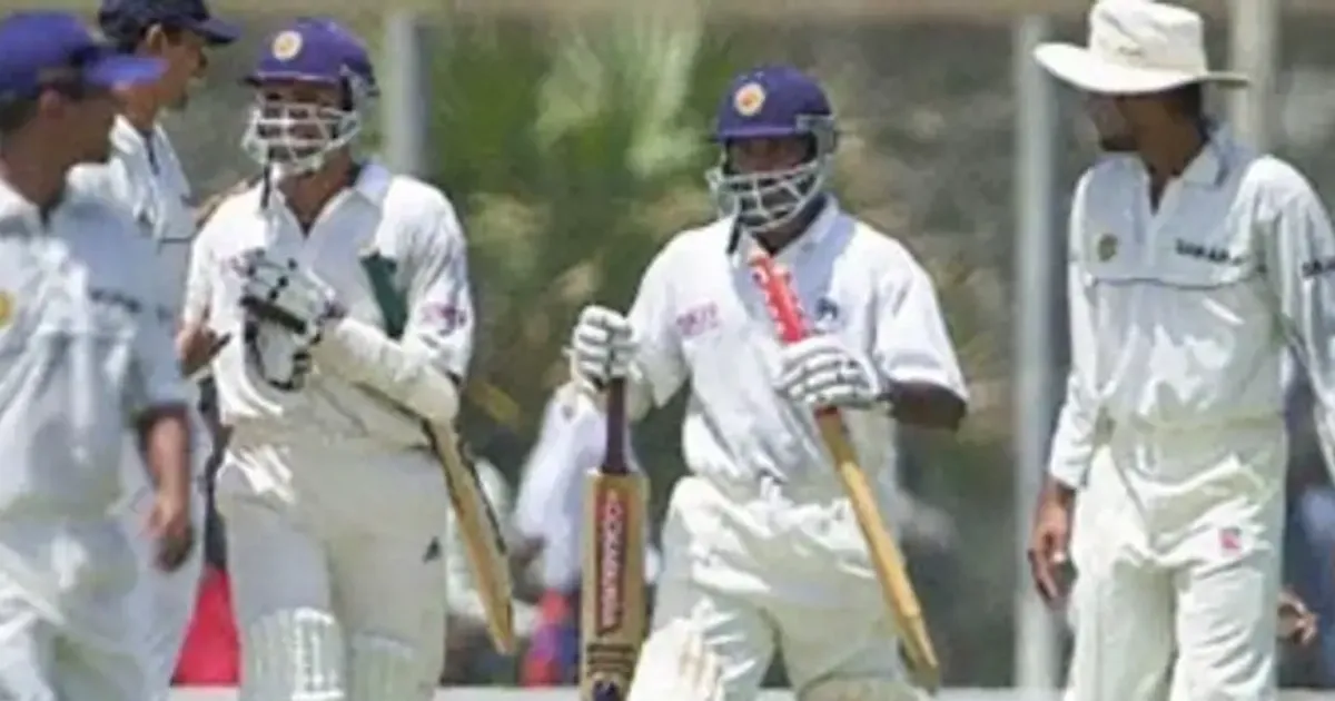 sri lanka versus india at the galle international stadium in 2001