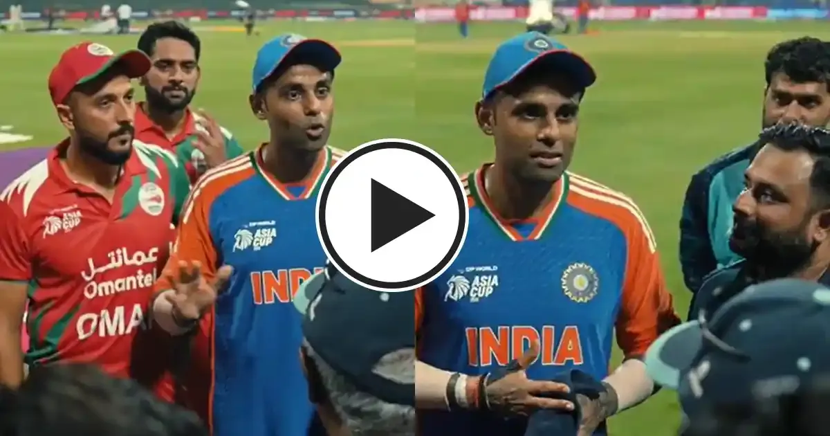 suryakumar yadav shares words of wisdom with oman s squad after asia cup clash