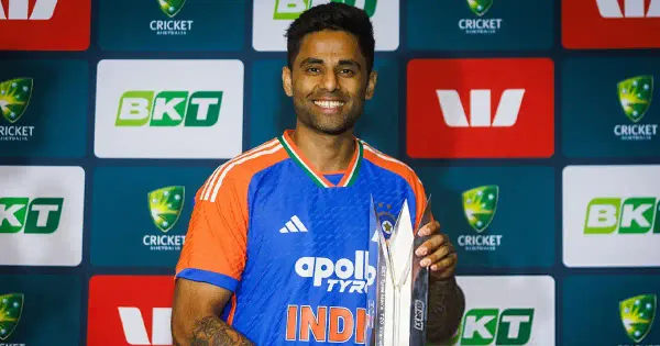 Suryakumar Yadav takes dig at Asia Cup 2025 trophy row after India’s 2-1 T20I series win vs Australia