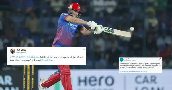 twitter reacts to david miller batting