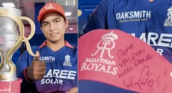 vaibhav sooryavanshi kohli autograph cap