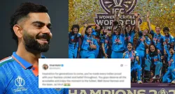 virat kohli reacts after india s women s cricket world cup 2025 title win sportstiger