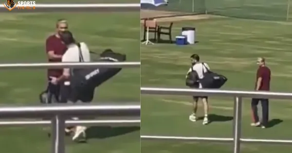 virat kohli spotted training with sanjay bangar
