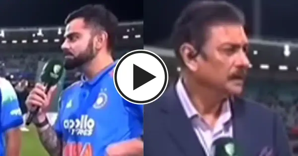 WATCH: Ravi Shastri panics as Virat Kohli drops one-word reply on ODI future after India's win in Sydney