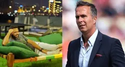 wasim jaffer taunts michael vaughan after india s intriguing six run win over england at the oval sportstiger