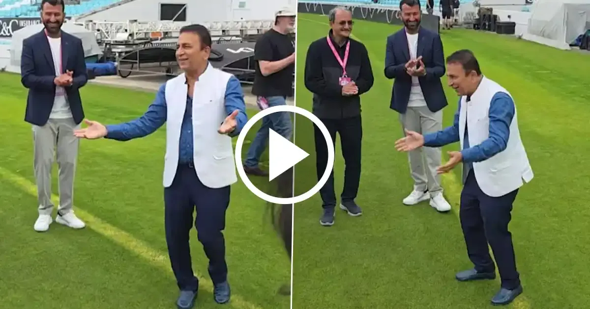 Sunil Gavaskar dances and sings 'Mere Desh Ki Dharti'