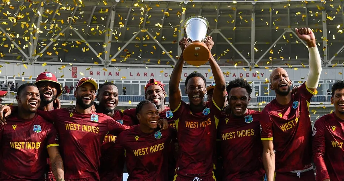 west indies created history defeated pakistan by 202 runs and won the odi series after 34 years