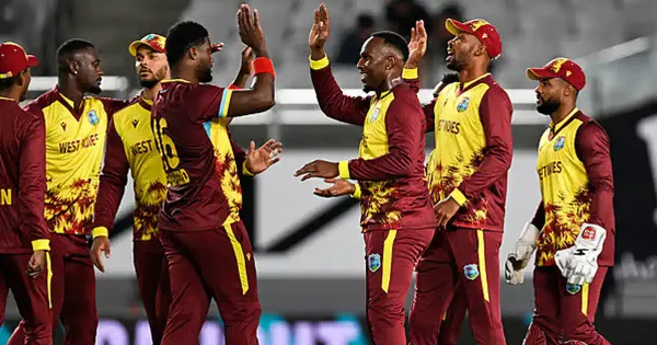 NZ vs WI 1st T20I Highlights: West Indies win by seven runs despite late heroics from Mitchell Santner in Auckland