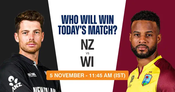 NZ vs WI 1st T20I Match Prediction: Who will win Today’s Match?