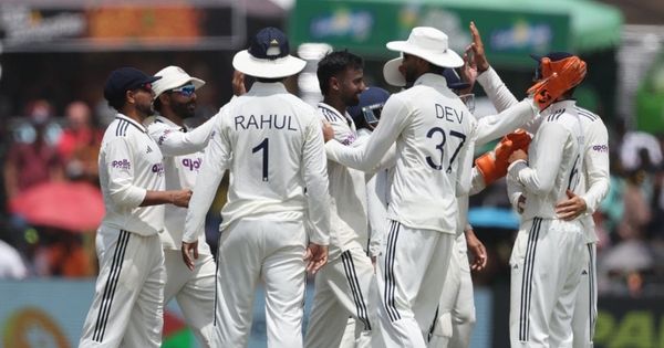 x reacts as india s bowlers dominate sri lanka on day 3 of first test match in galle
