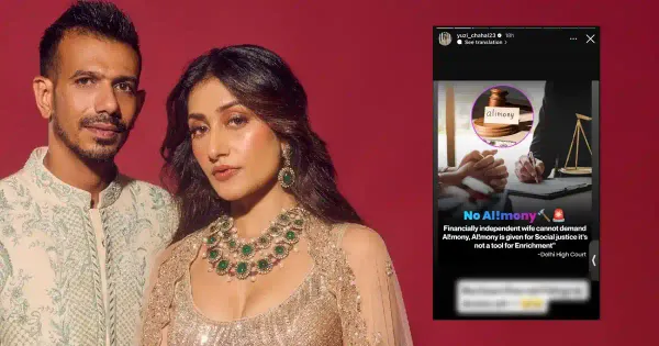 Yuzvendra Chahal takes indirect dig at Dhanashree Verma after Delhi High Court’s decision on alimony; deletes later